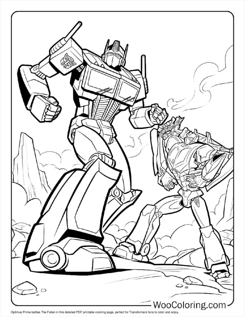 Transformers Coloring Pages Printable