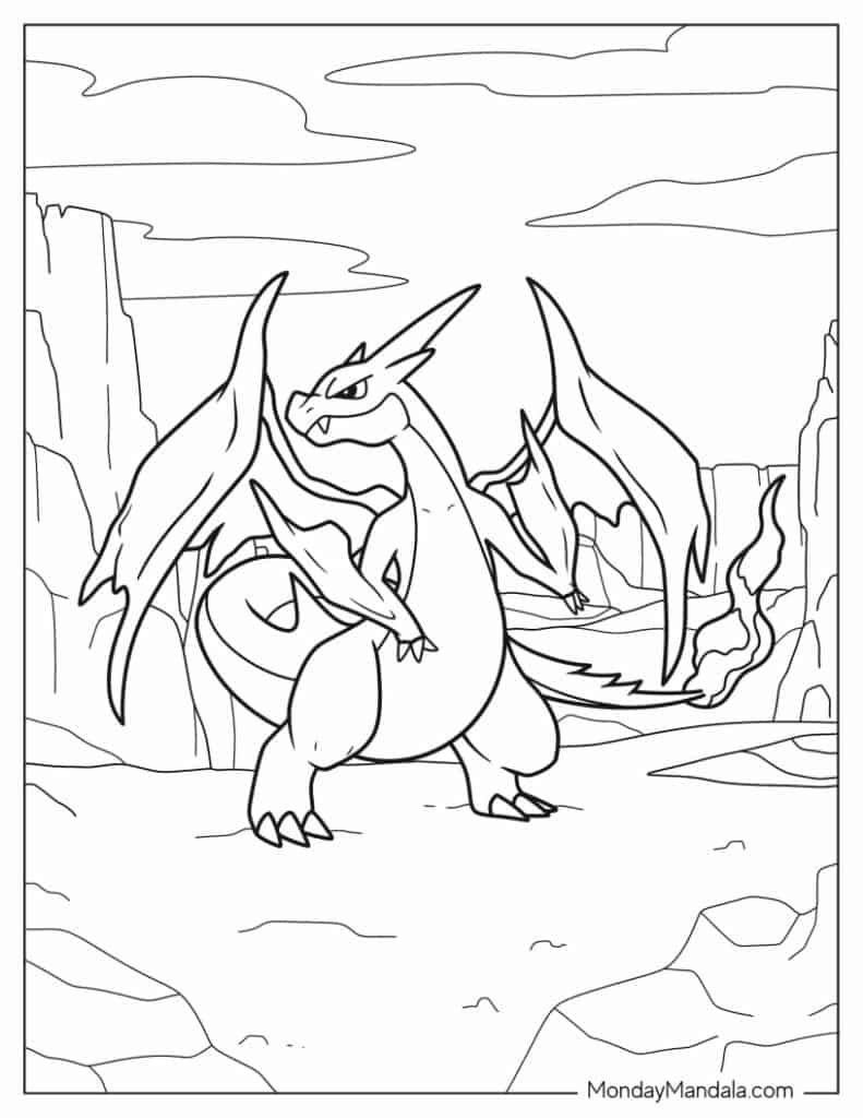 Free Coloring Pokemon Pages