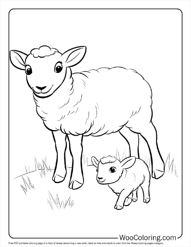 100 Sheep Coloring Pages Free PDF To Print Woo Coloring