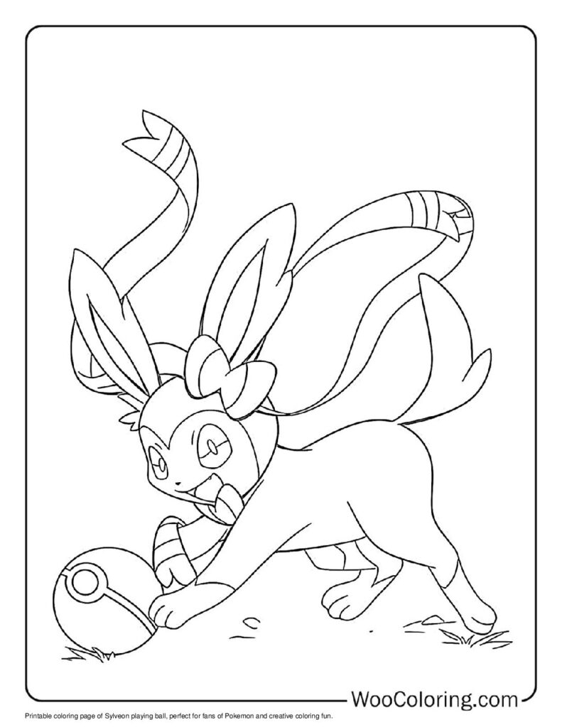 100 Sylveon Coloring Pages Free PDF To Print Woo Coloring