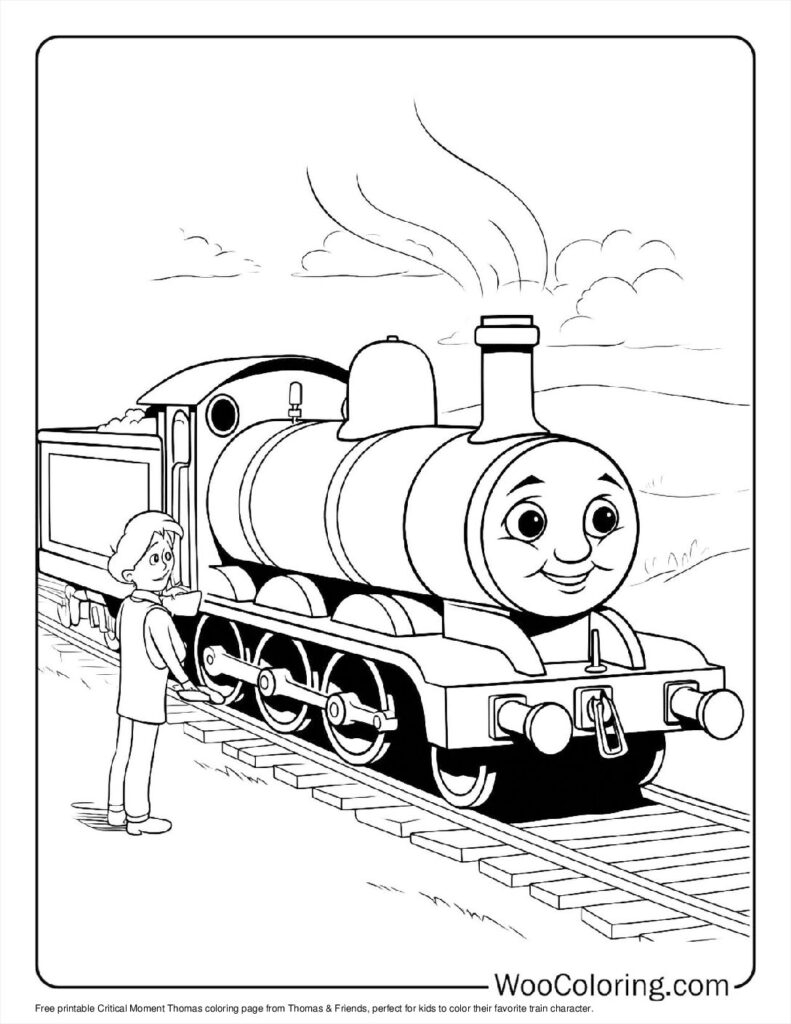 Free Thomas Coloring Pages