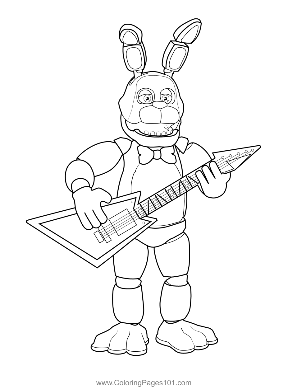 Printable Fnaf Coloring Pages