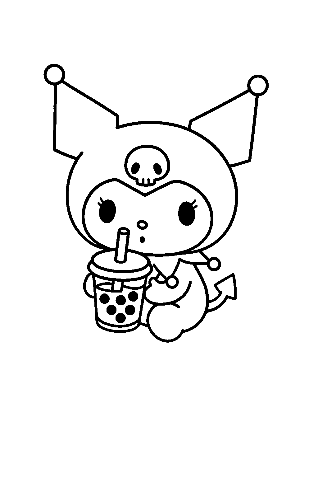 11 Kuromi Coloring Pages TheToyZone