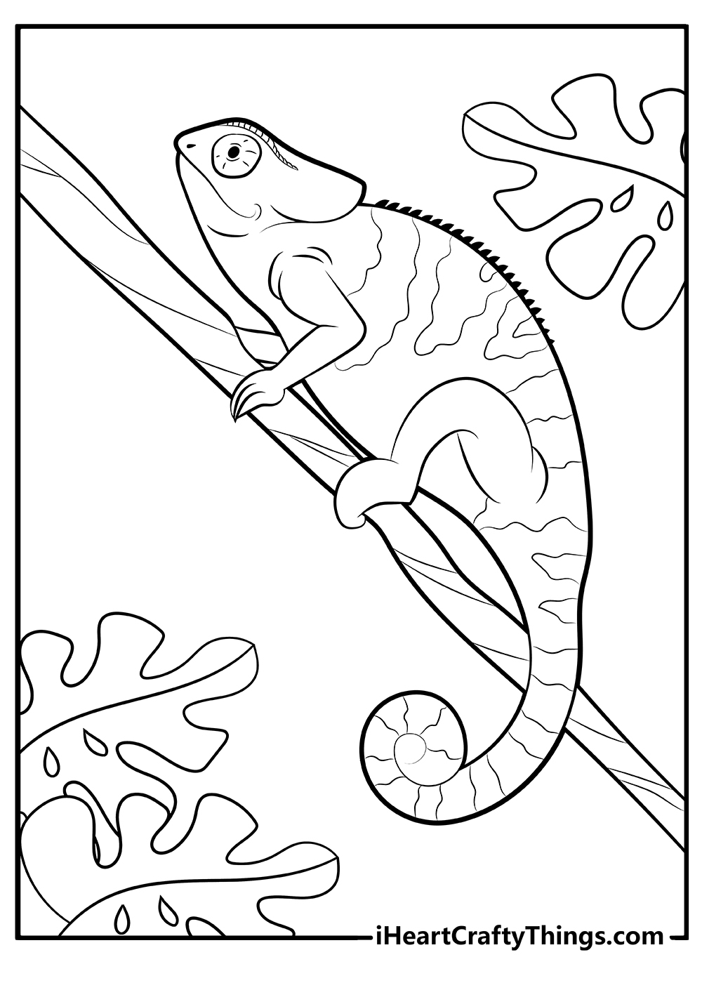 15 Free Lizard Coloring Pages Printable Cute Realistic PDF