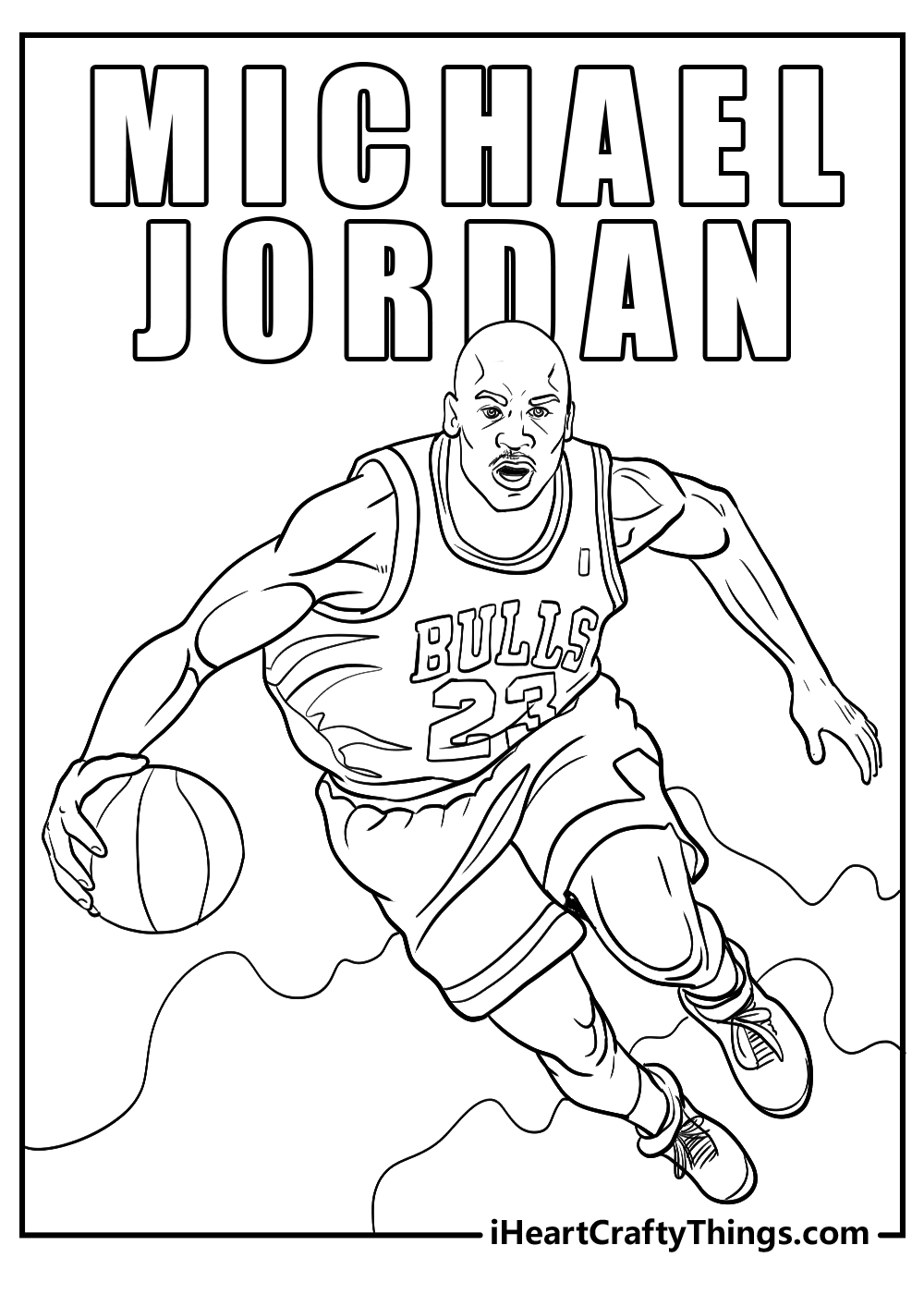 Printable Jordan Coloring Pages