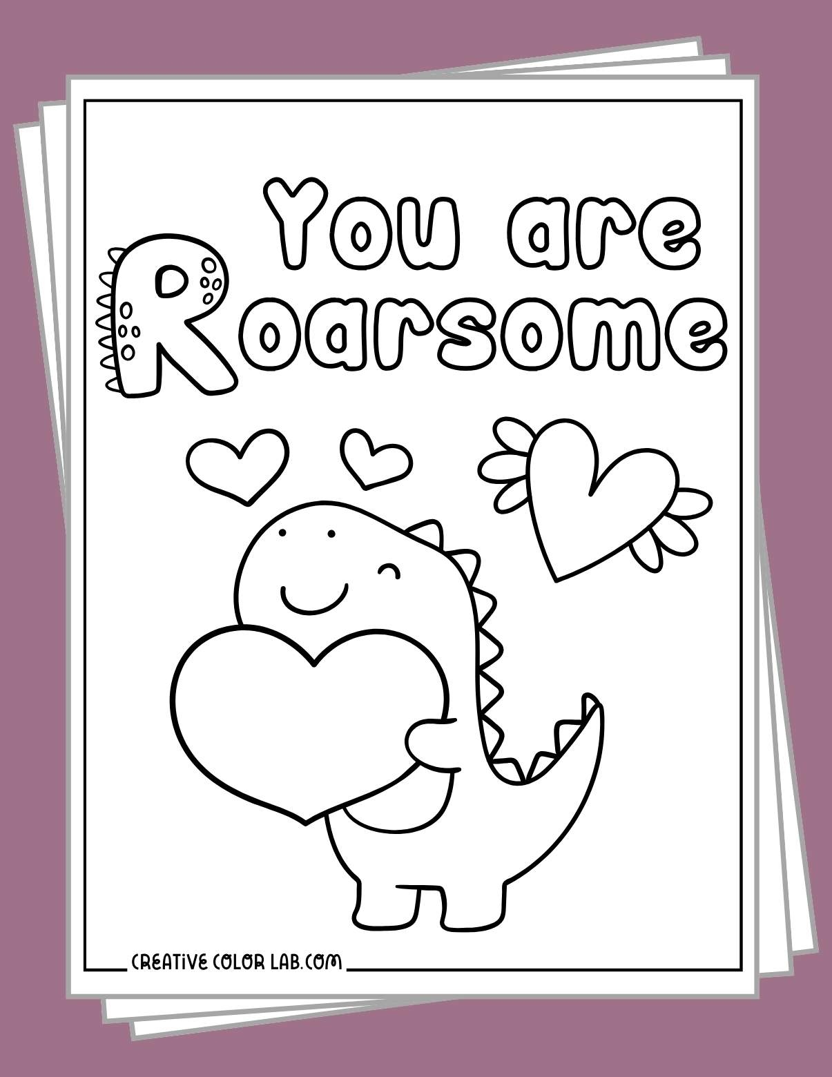 Valentine Free Coloring Pages