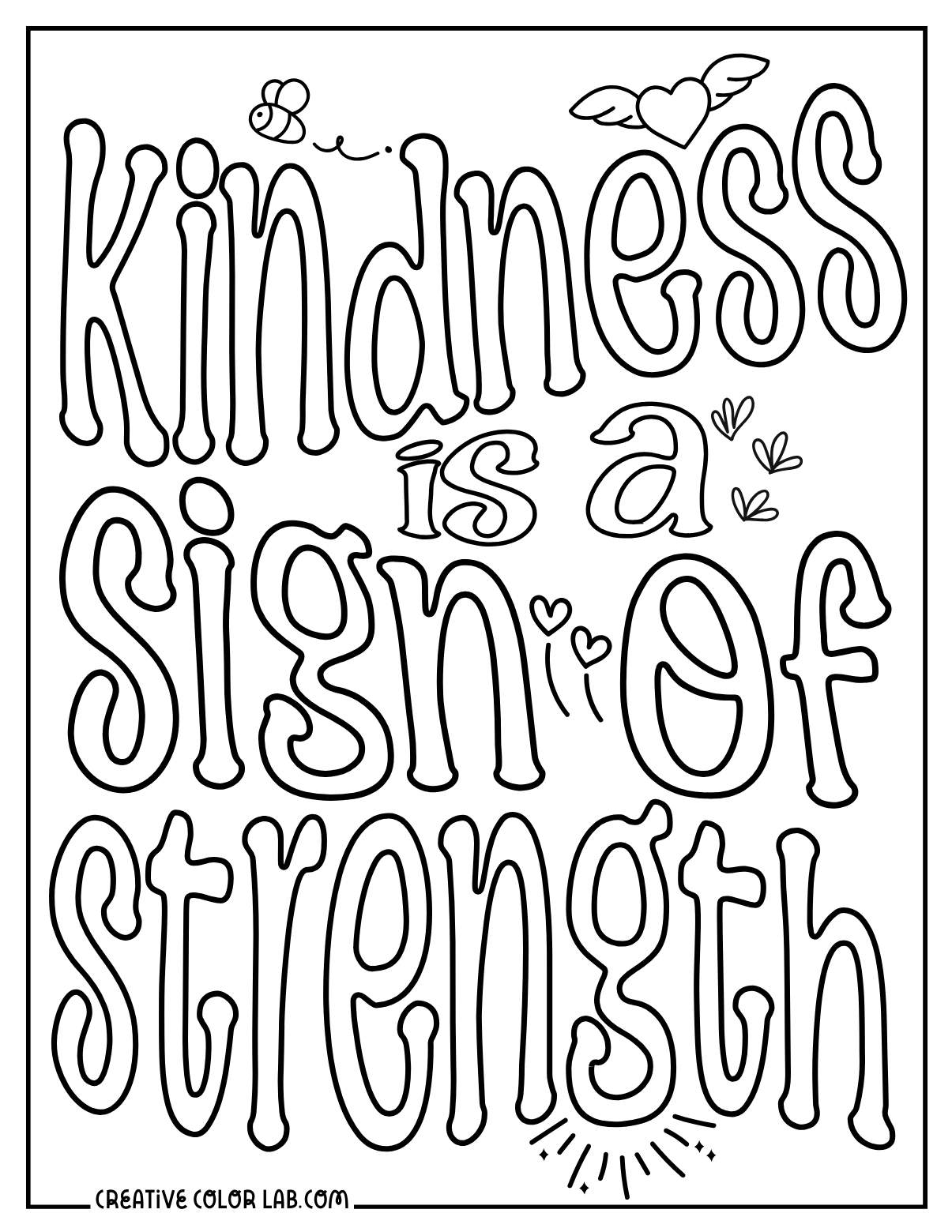 20 Coloring Pages On Kindness Free PDF Printables