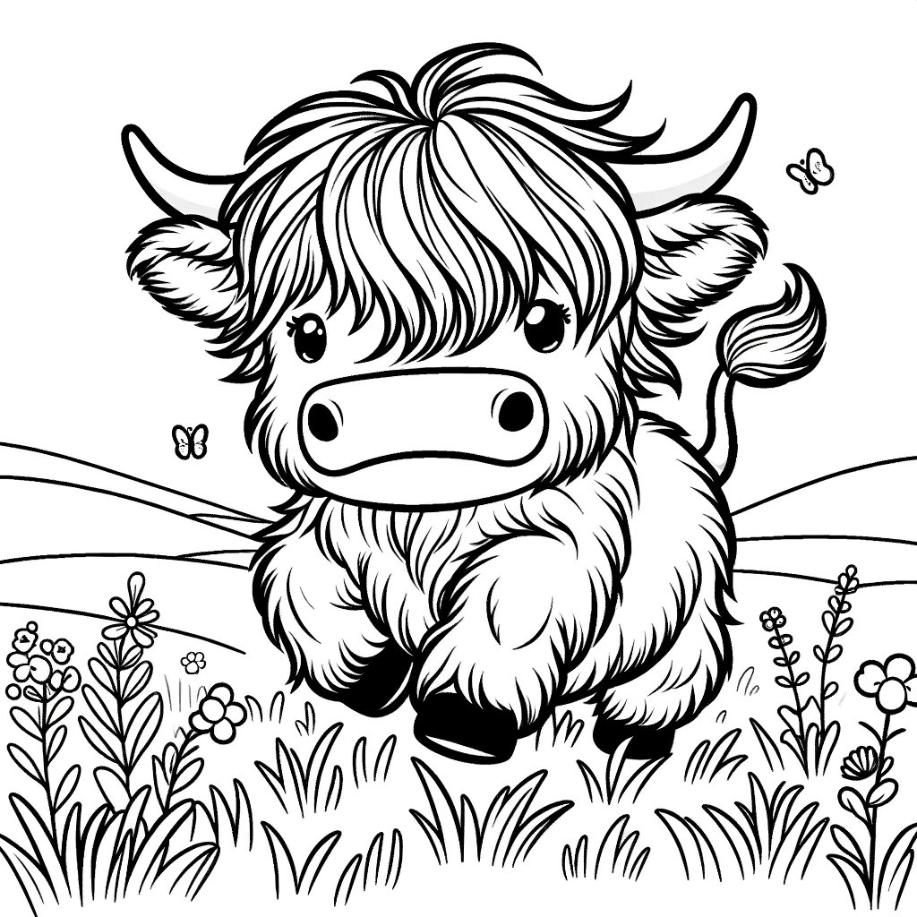 Coloring Pages Of Cows Free Printable