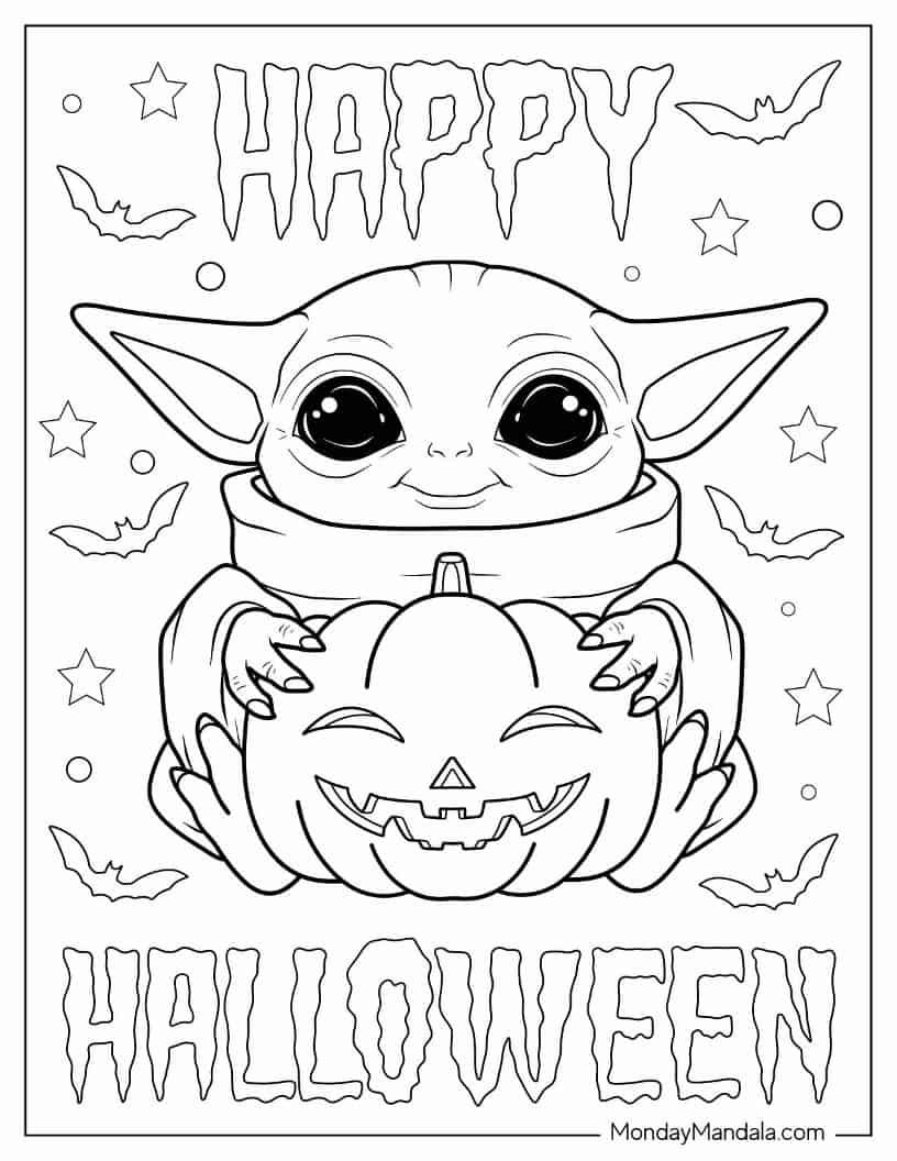 20 horror coloring pages free pdf printables