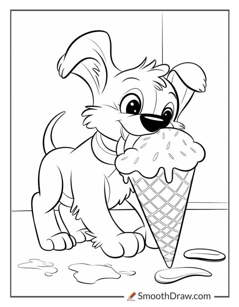 Free Coloring Pages Of Ice Cream