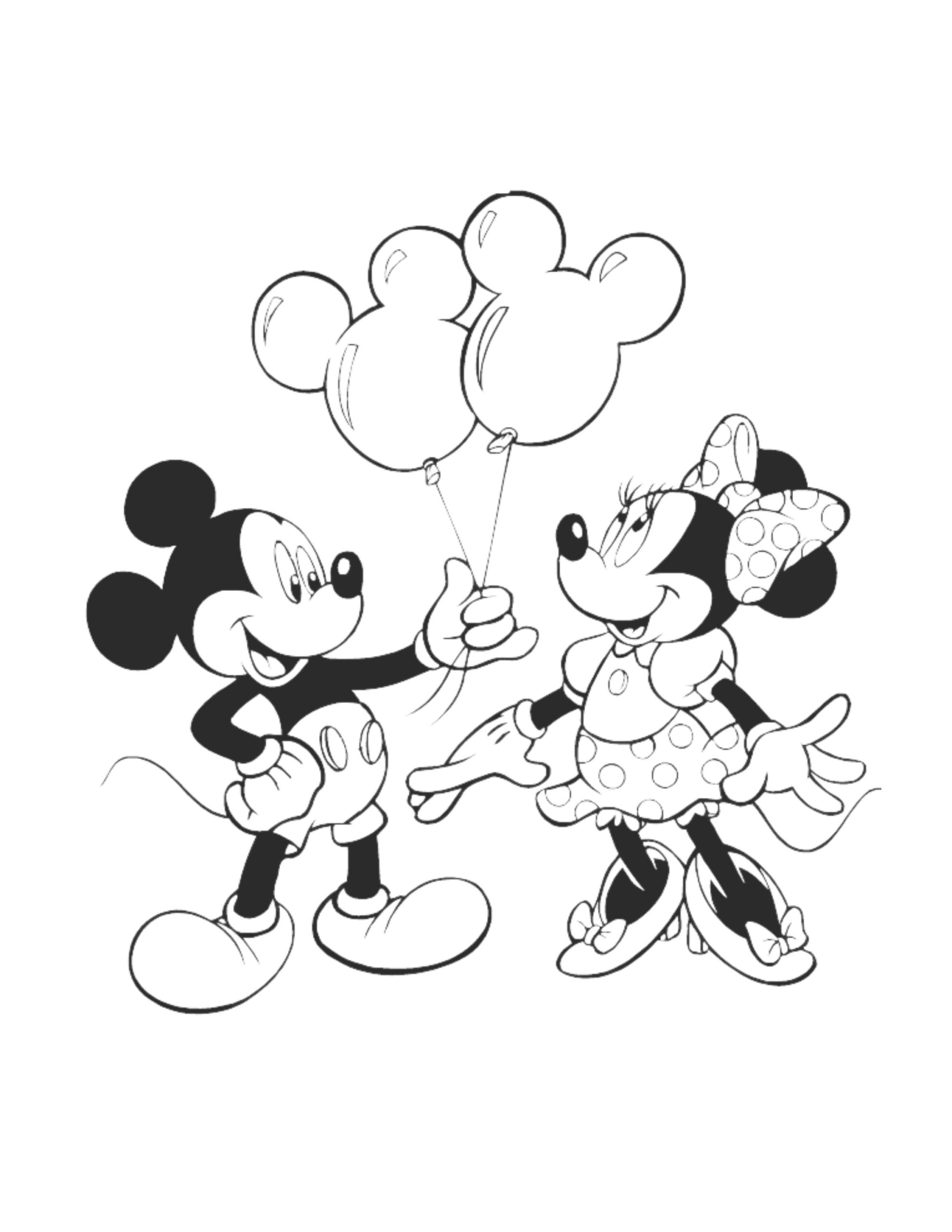 20 Pages Of Mickey Mouse Coloring Book Printable PDF Coloring Book Minnie Mouse Coloring Mickey And Friends Printable Etsy