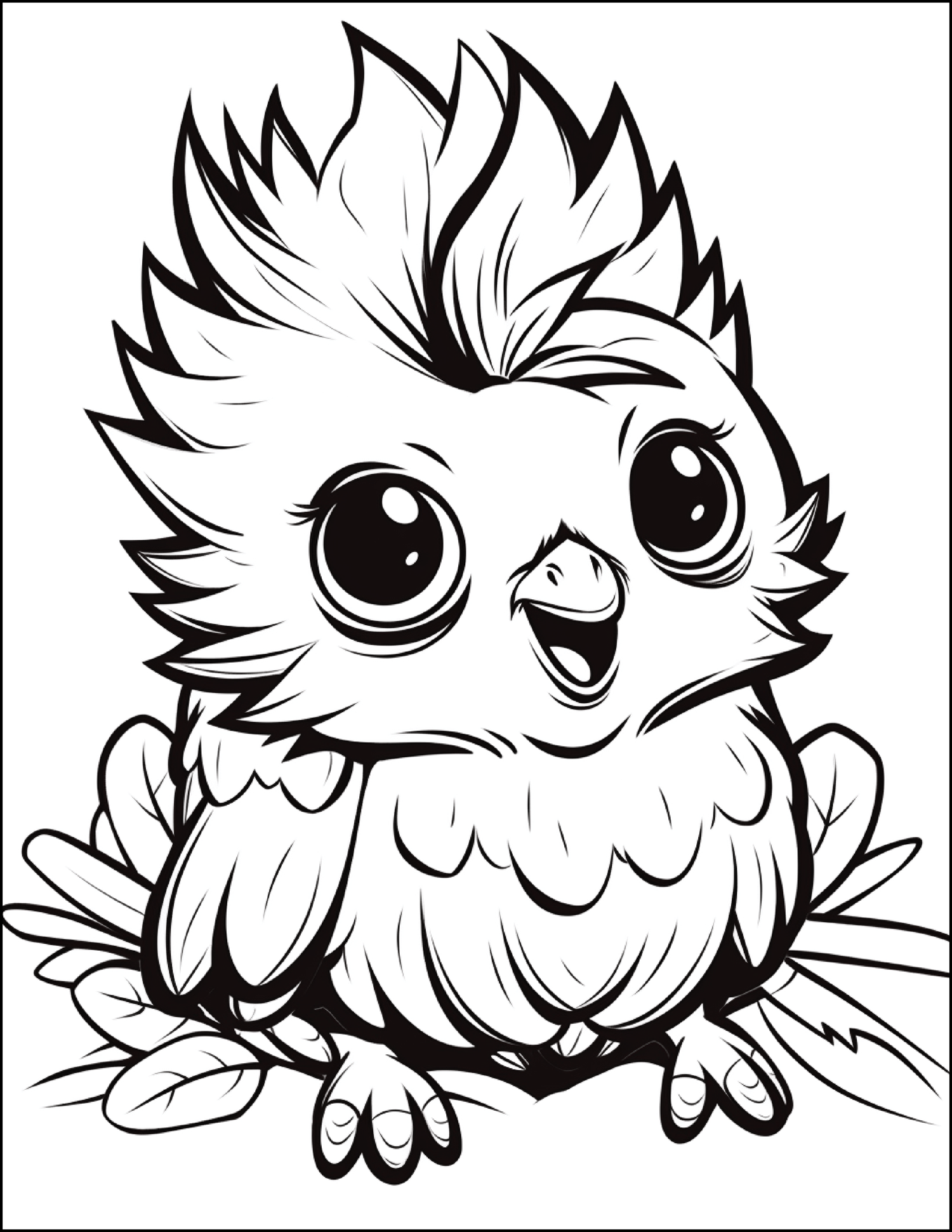 Bird Color Pages Printable