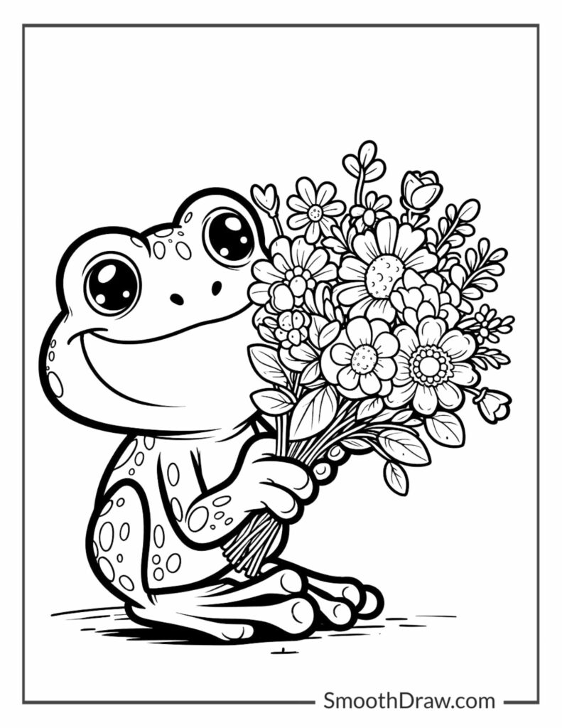 Free Printable Frog Coloring Pages