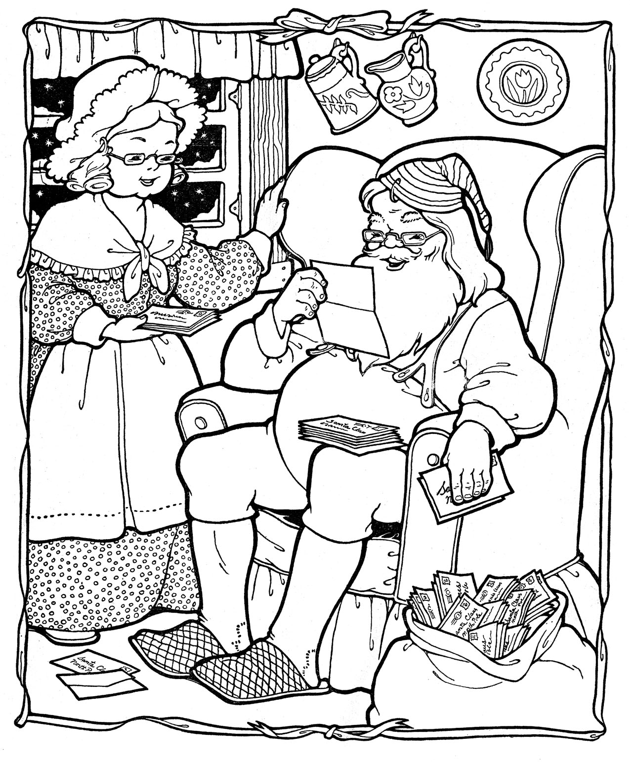 Free Christmas Pages To Color