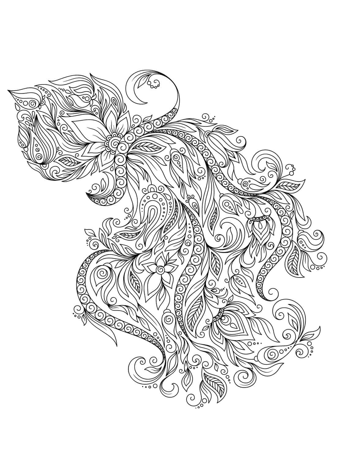 Printable Coloring Pages Of Animals For Adults