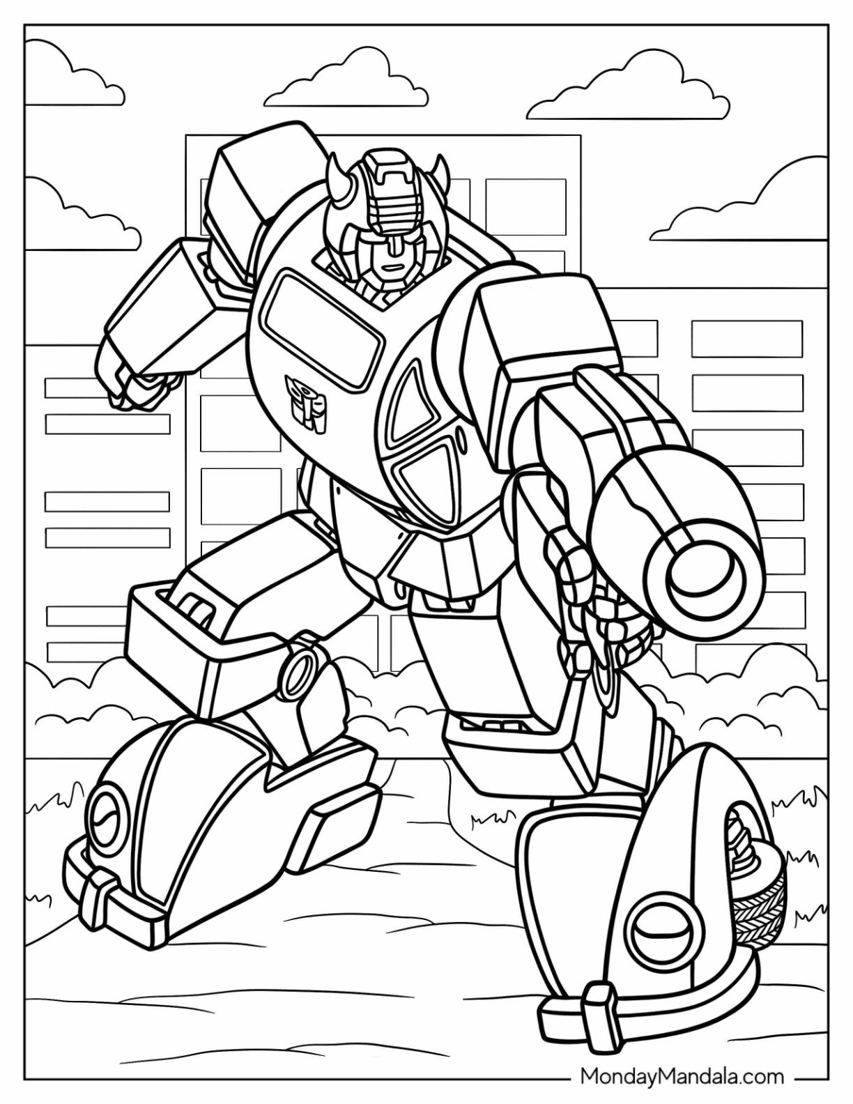 Bumble Bee Coloring Pages Printable