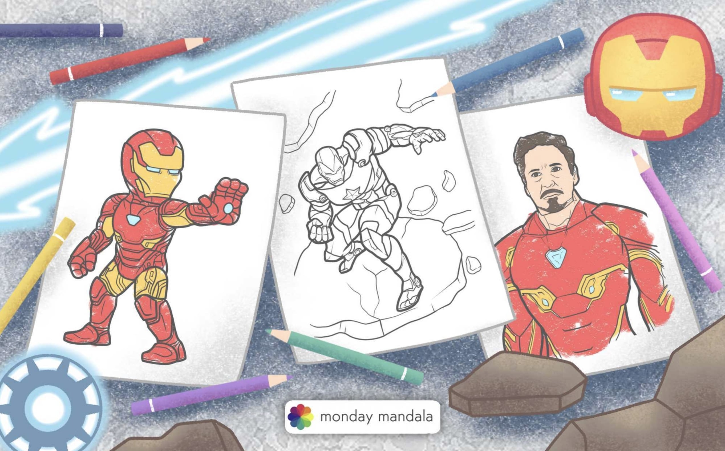 Printable Iron Man Coloring Pages