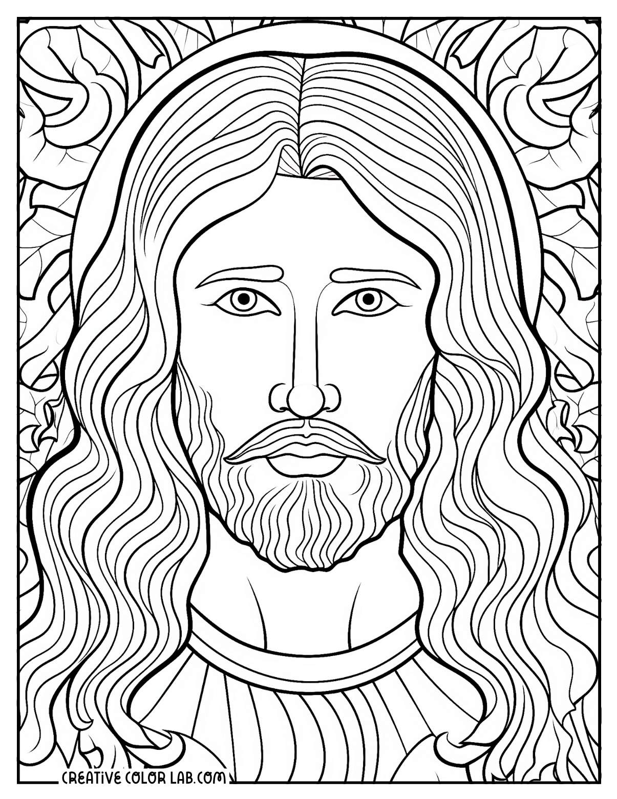 Printable Coloring Pages Jesus