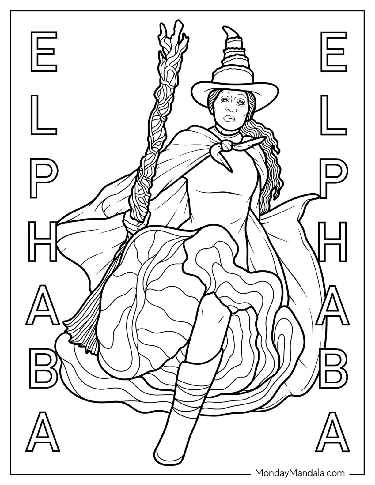 24 Wicked Coloring Pages Free PDF Printables 