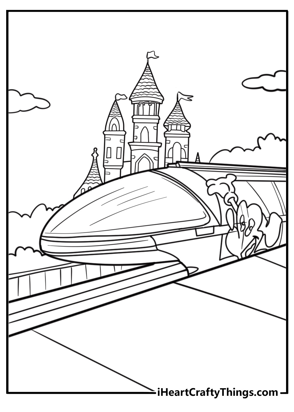 Walt Disney World Printable Coloring Pages