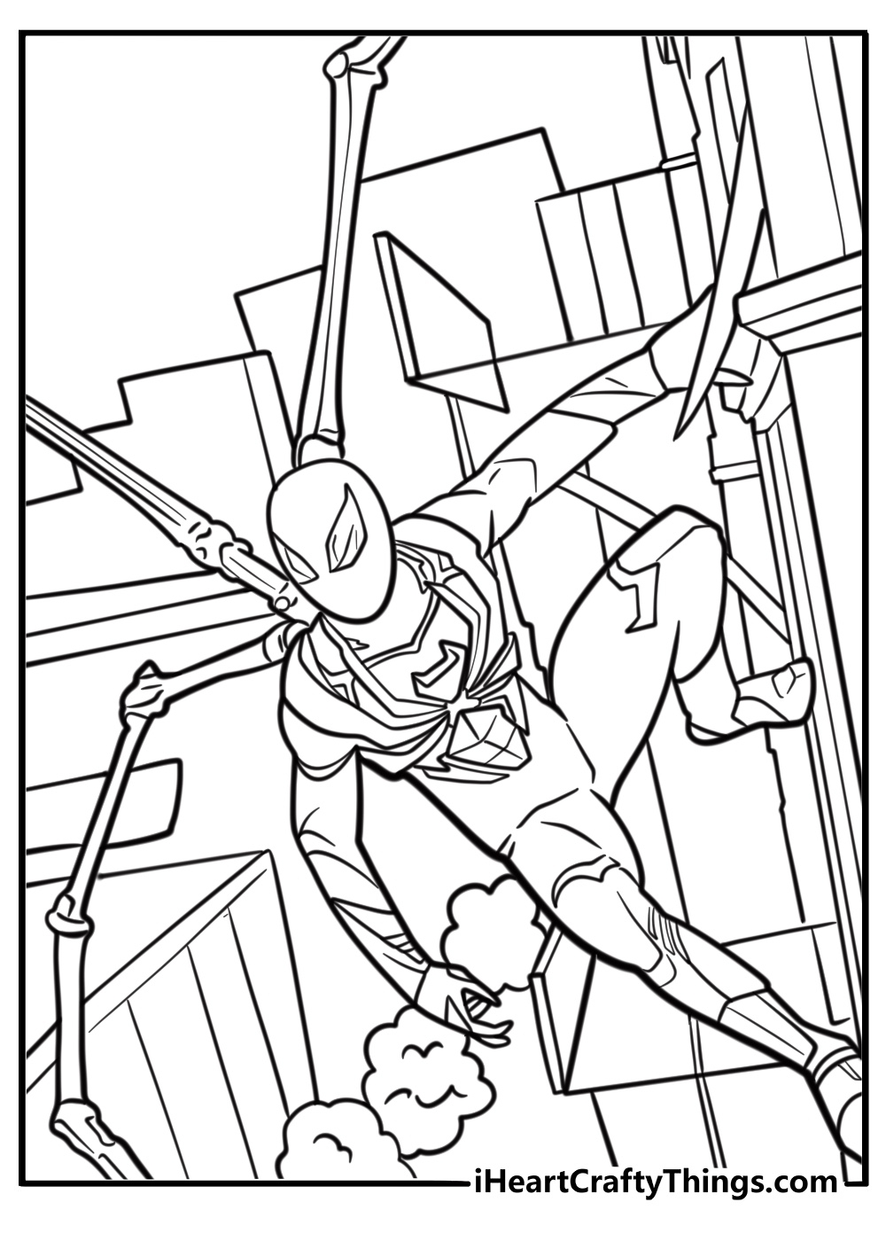 Free Spiderman Coloring Pages