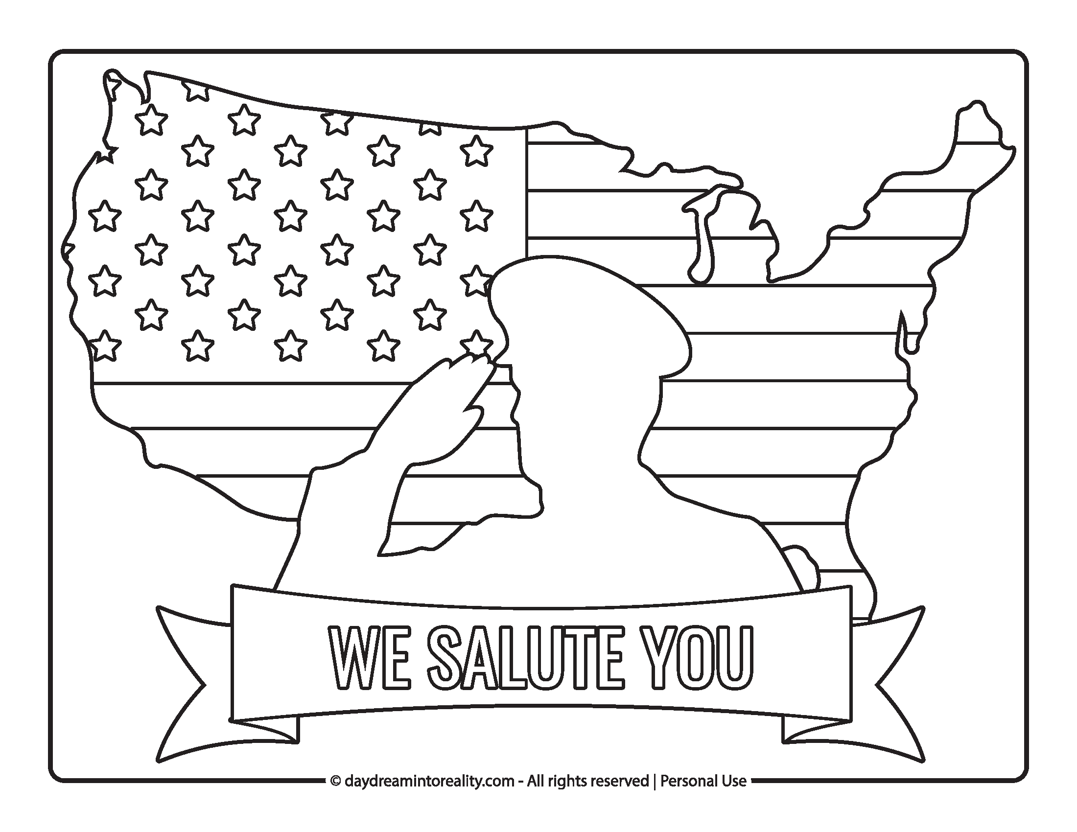 25 Free Memorial Day Coloring Pages Printable PDFs Daydream Into Reality