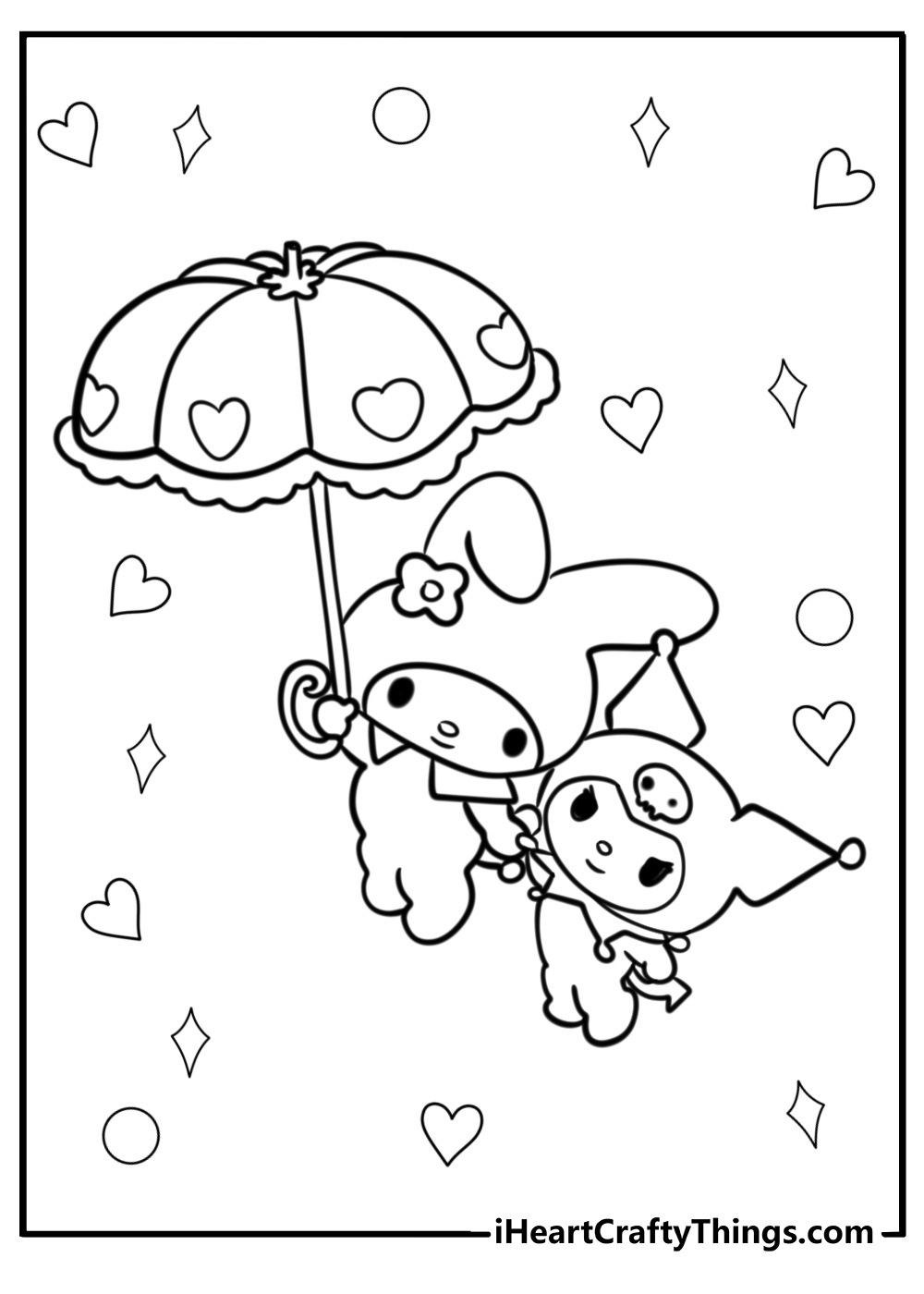 25 My Melody Coloring Pages For Kids 100 Free To Print 