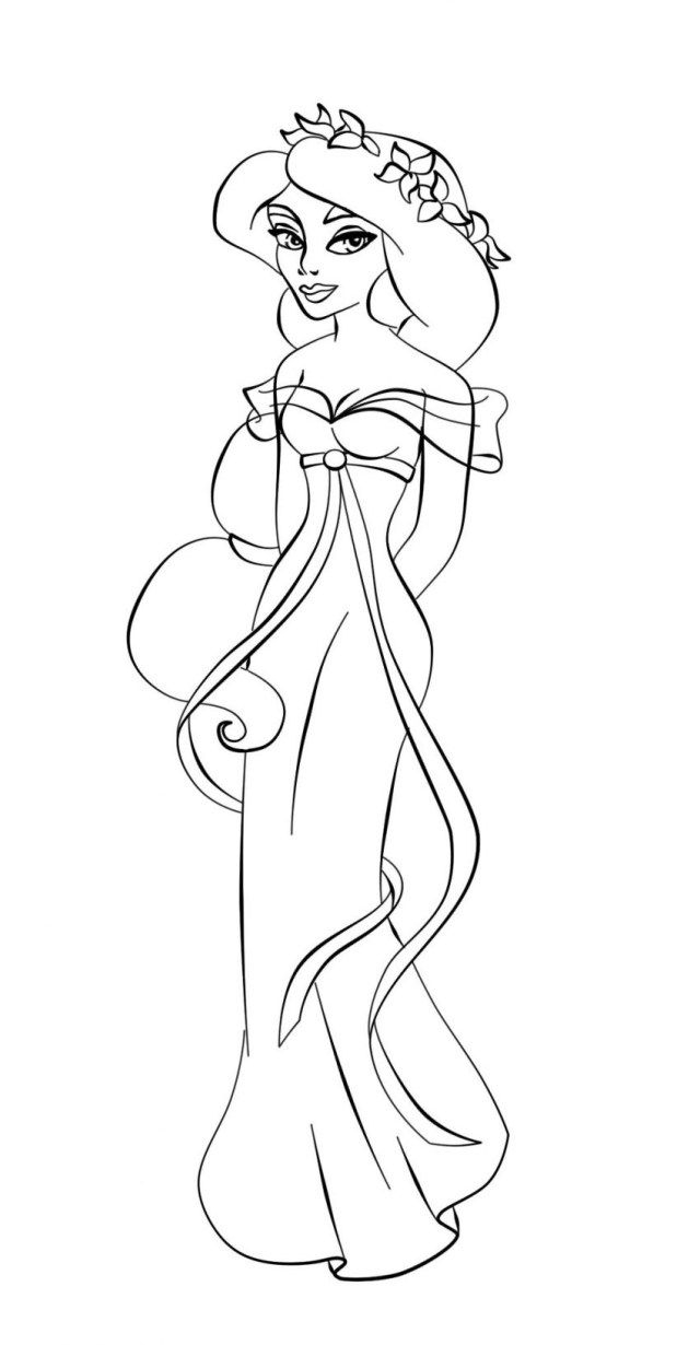 27 Marvelous Photo Of Princess Jasmine Coloring Pages Entitlementtrap