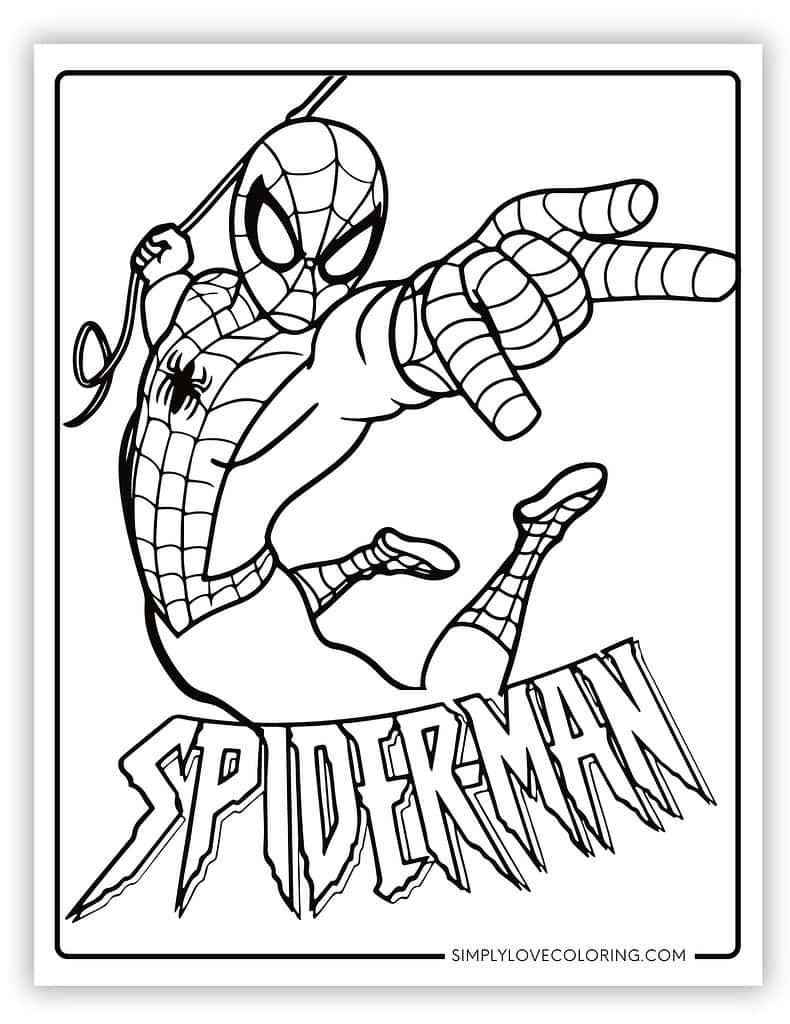 Spider-Man Coloring Pages Free