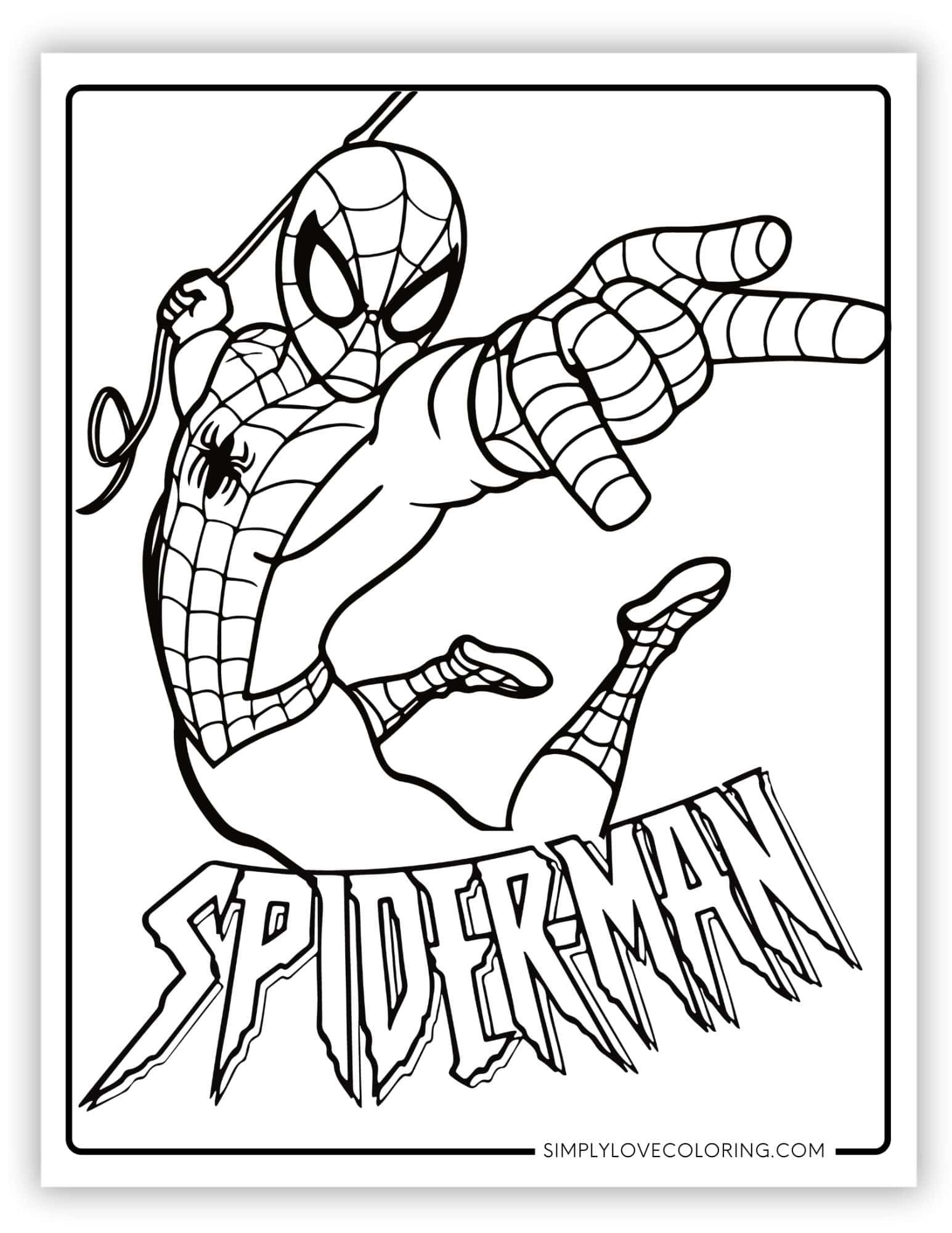 27 Spiderman Coloring Pages Free PDF Printables 