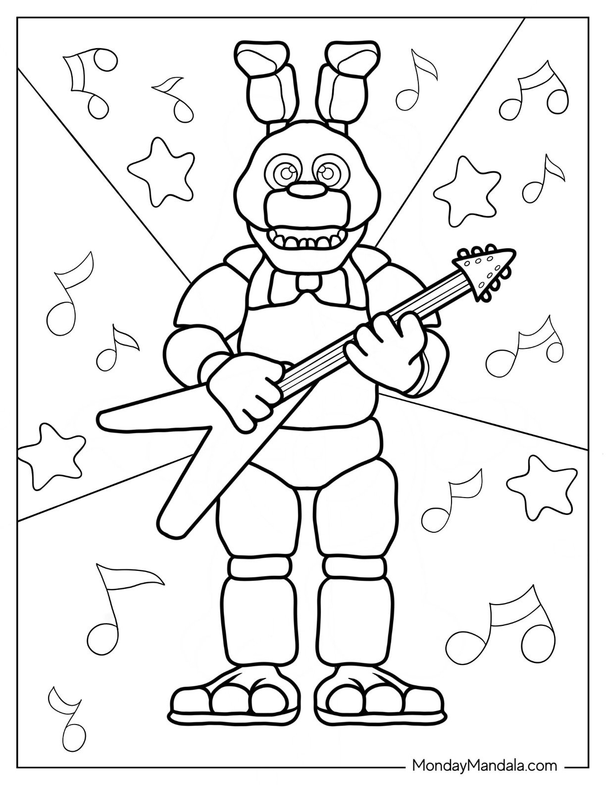 28 Five Nights At Freddie s Coloring Pages Free PDF Printables 