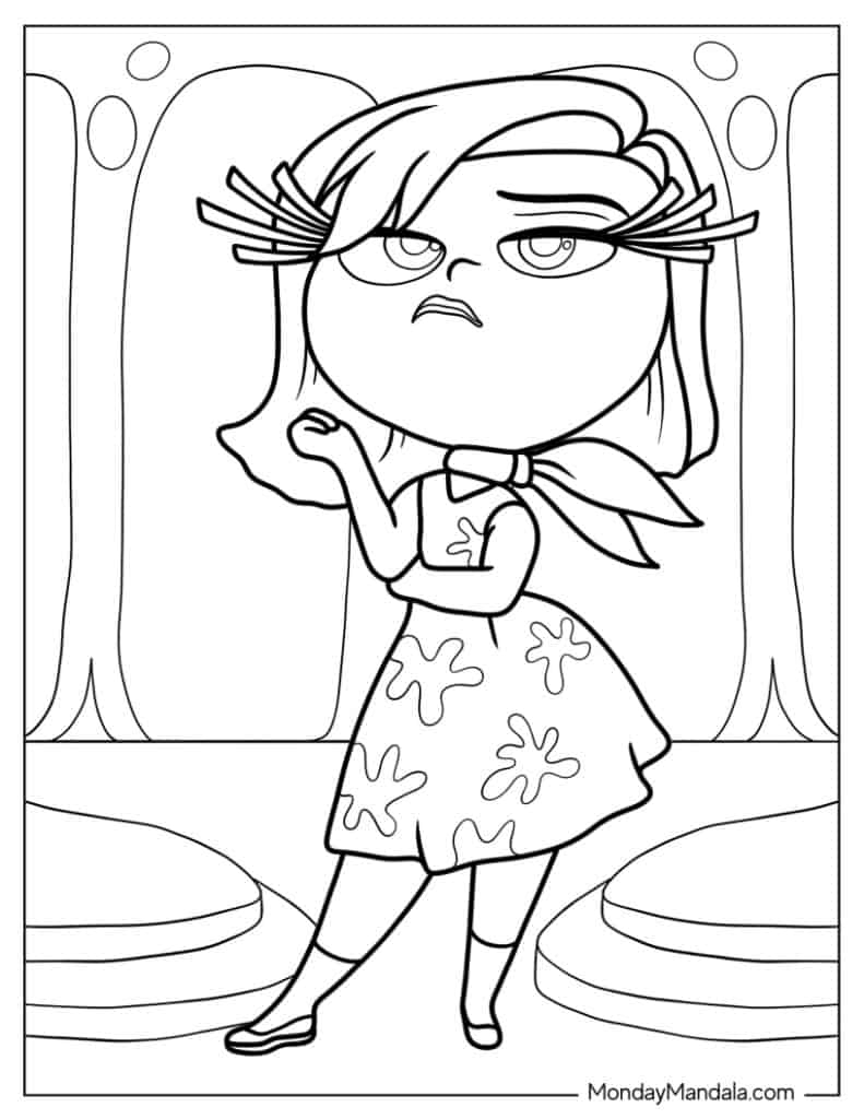Printable Inside Out Coloring Pages