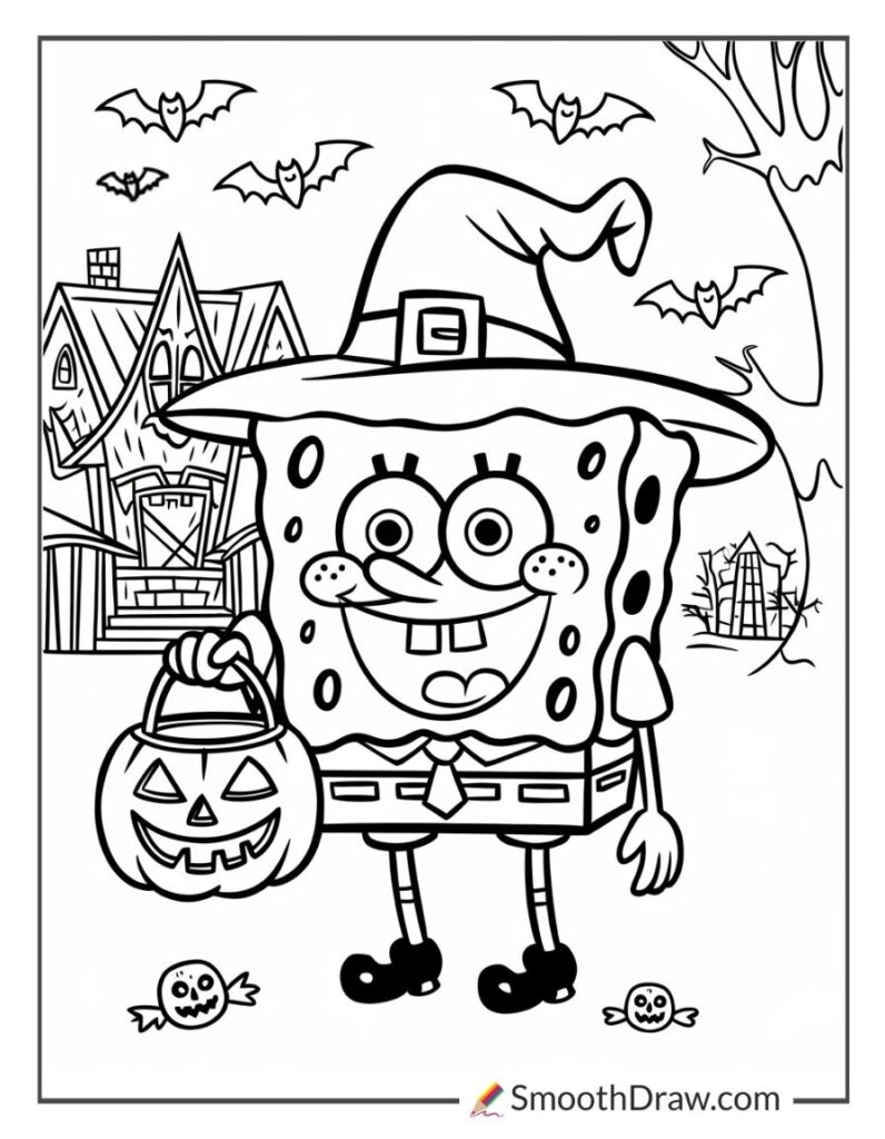 Spongebob Squarepants Free Coloring Pages