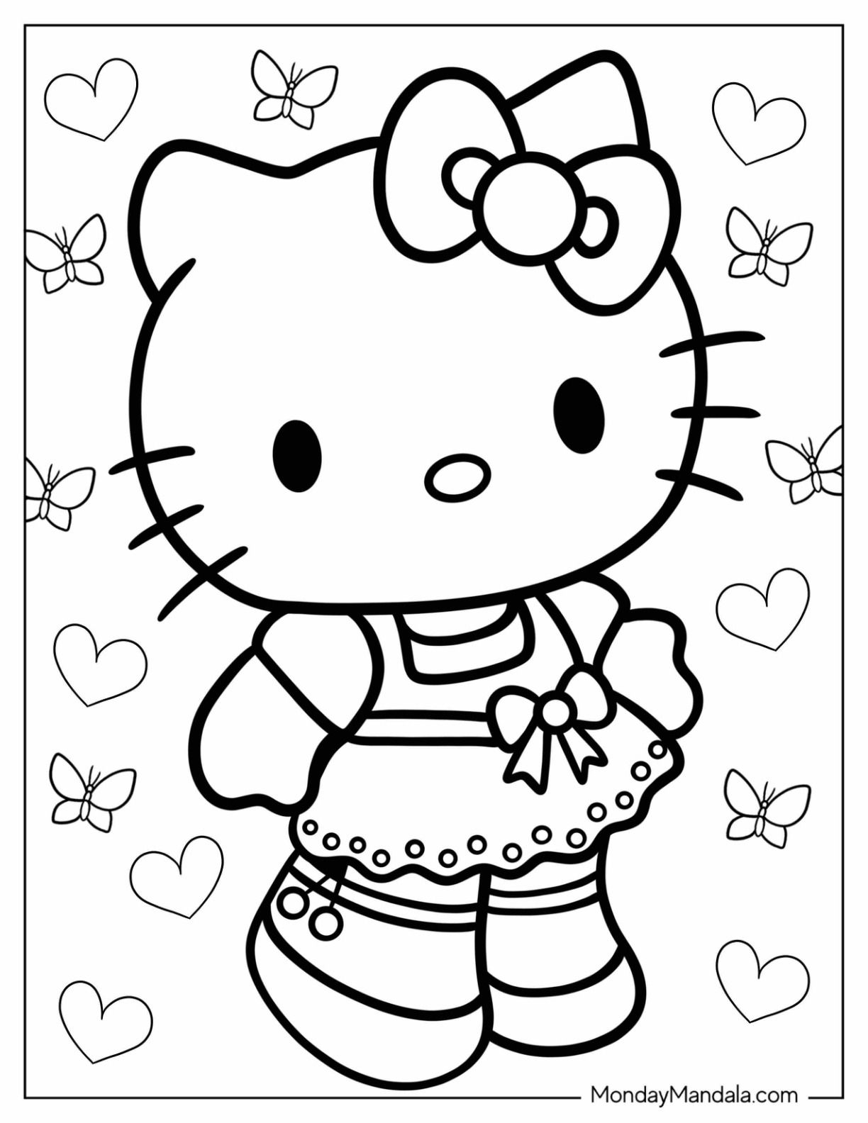Cartoon Coloring Pages Printable