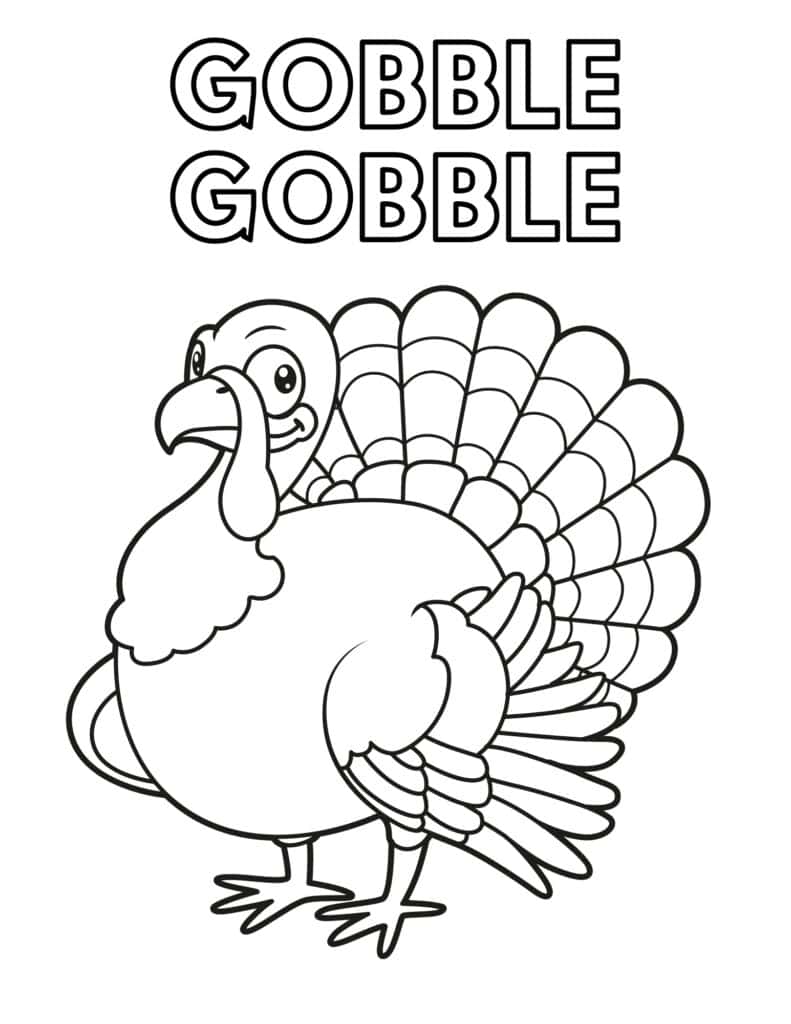 30 Free Thanksgiving Turkey Coloring Pages For Kids Prudent Penny Pincher