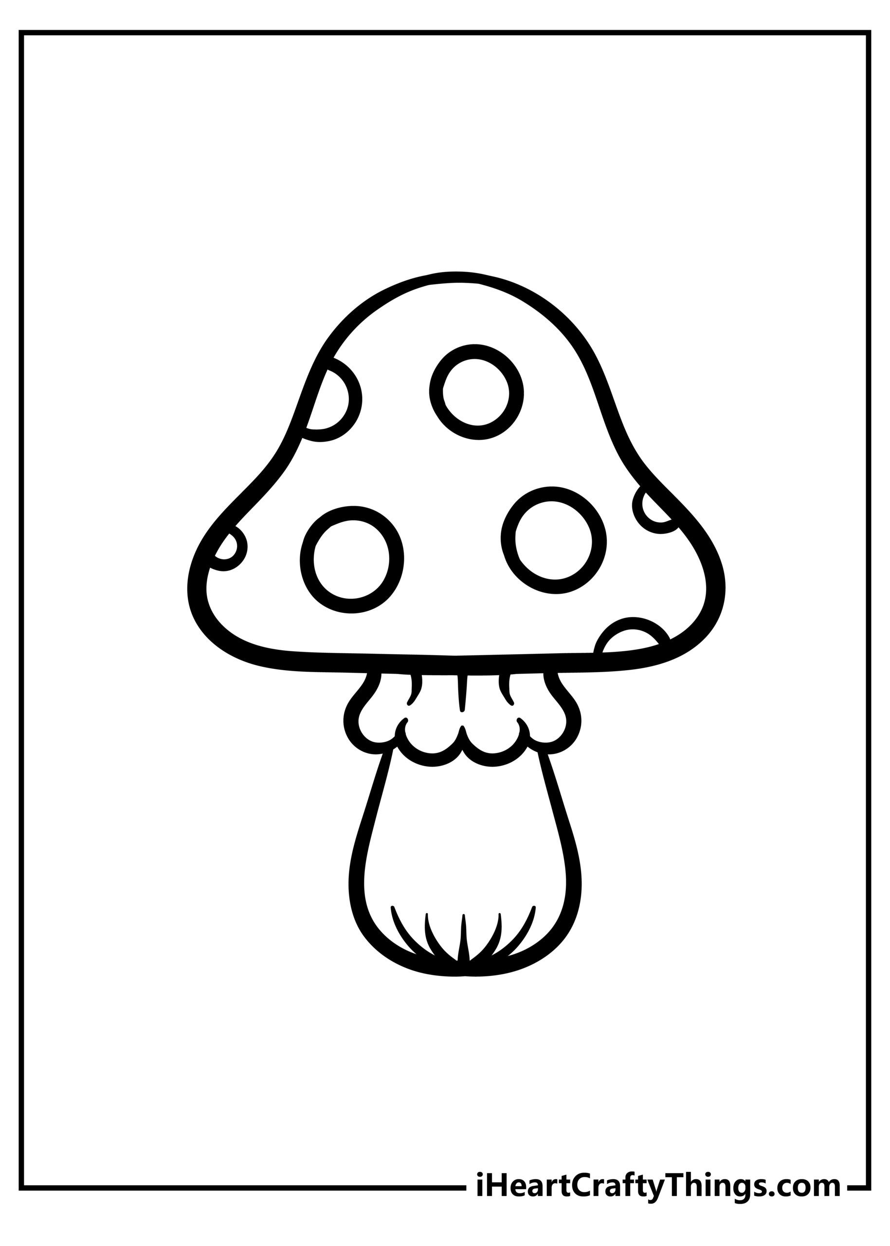 30 Mushroom Coloring Pages 100 Free Printables 