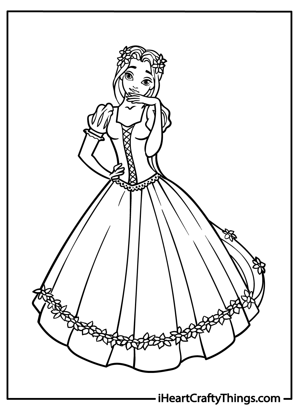30 Rapunzel Coloring Pages 100 Free Printables 