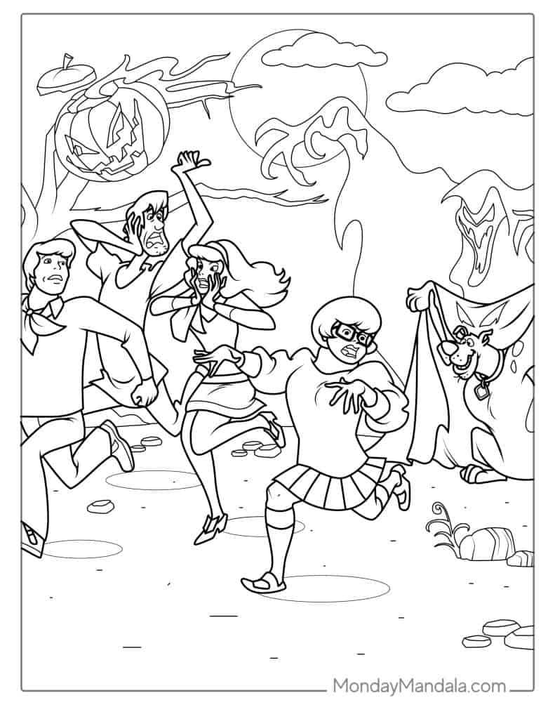 Free Scooby Doo Coloring Pages