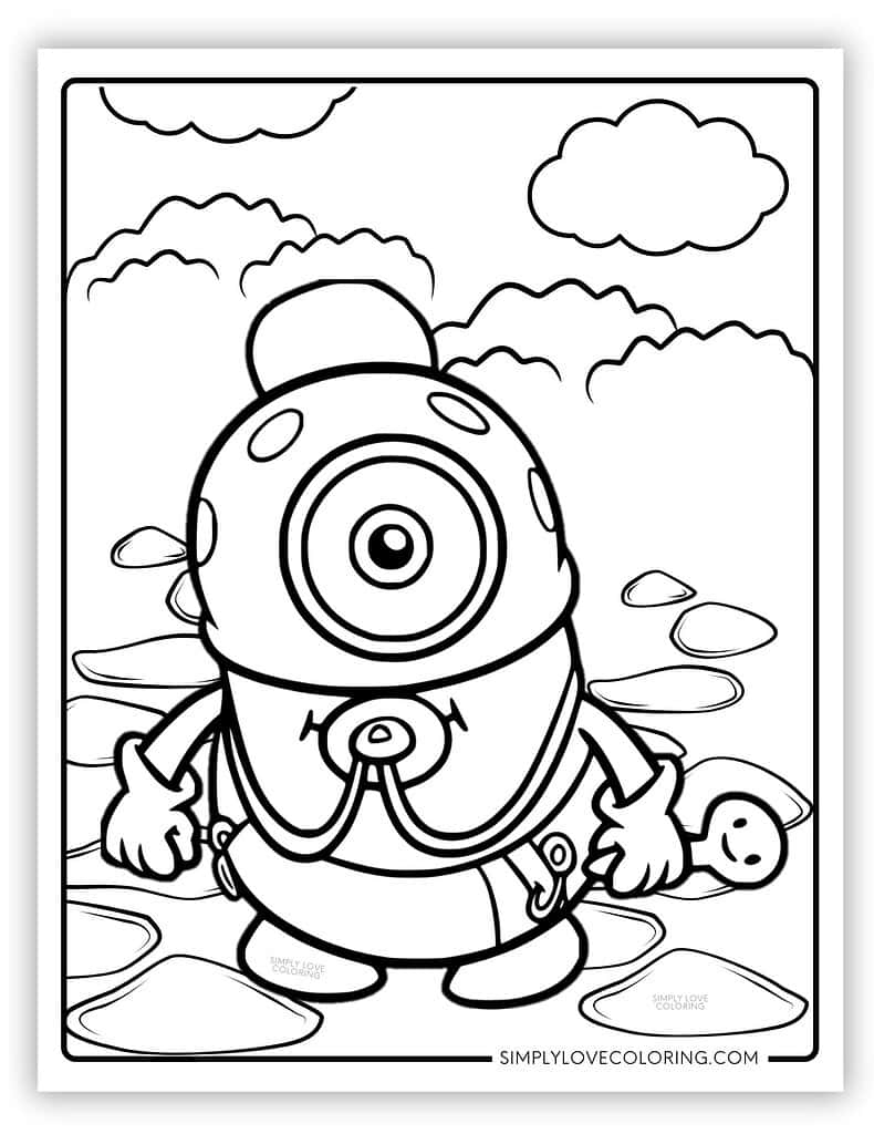 Free Printable Coloring Pages Minions