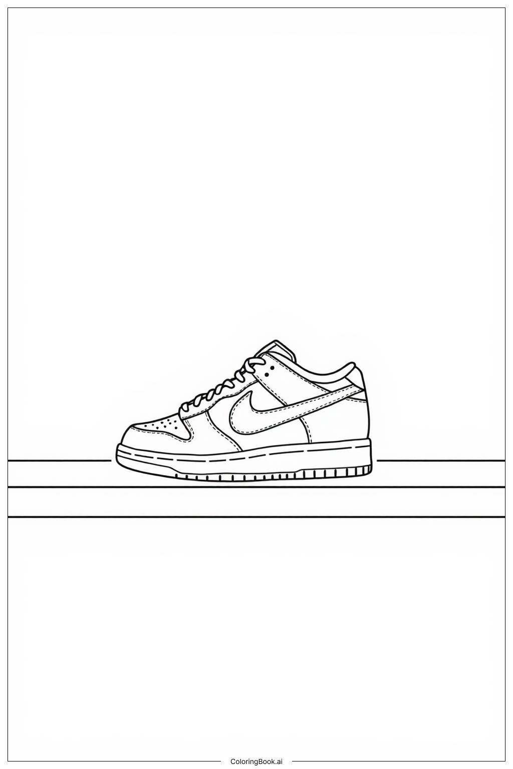 Printable Coloring Pages Of Shoes