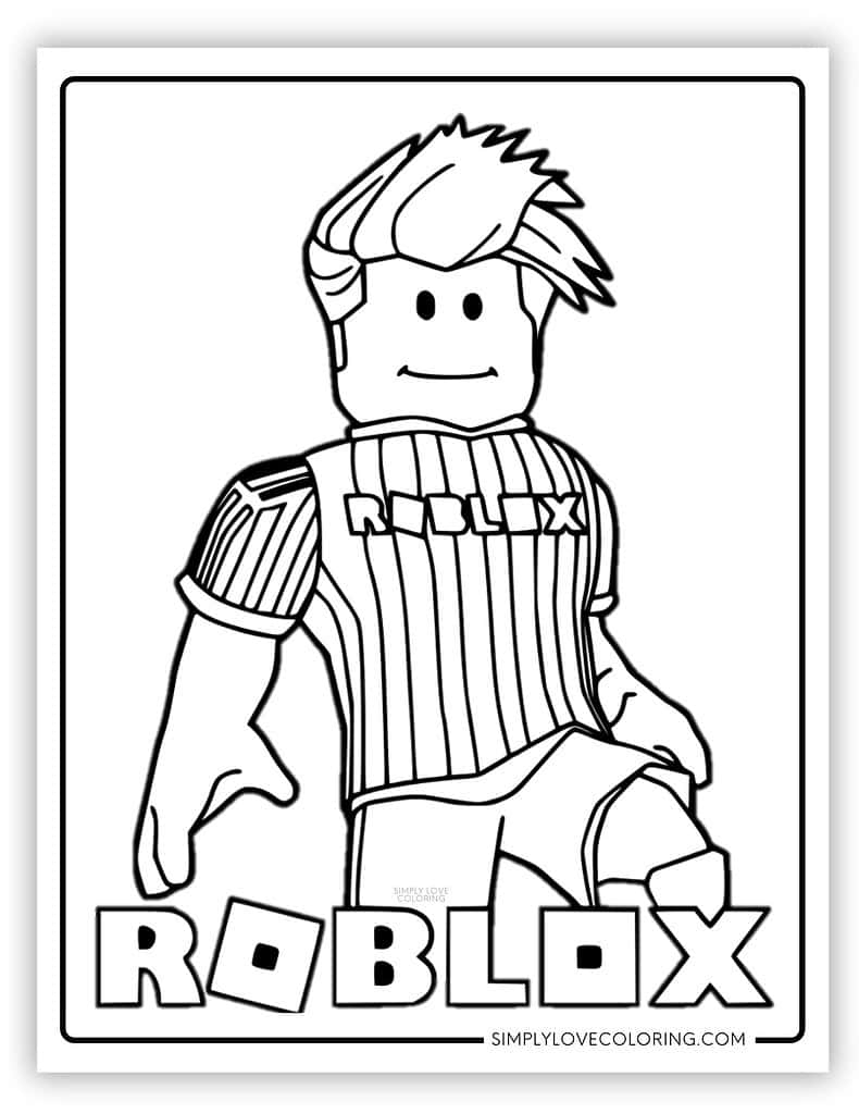 34 Roblox Coloring Pages Free PDF Printables Simply Love Coloring