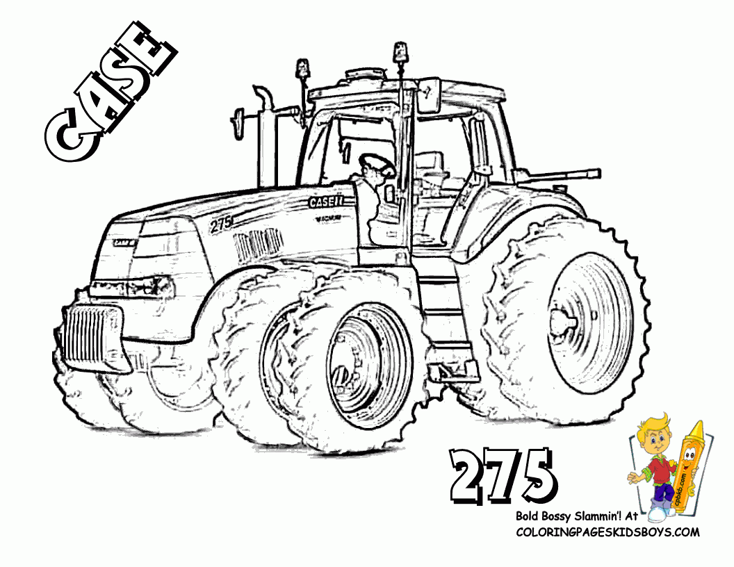 Printable Coloring Pages Tractors
