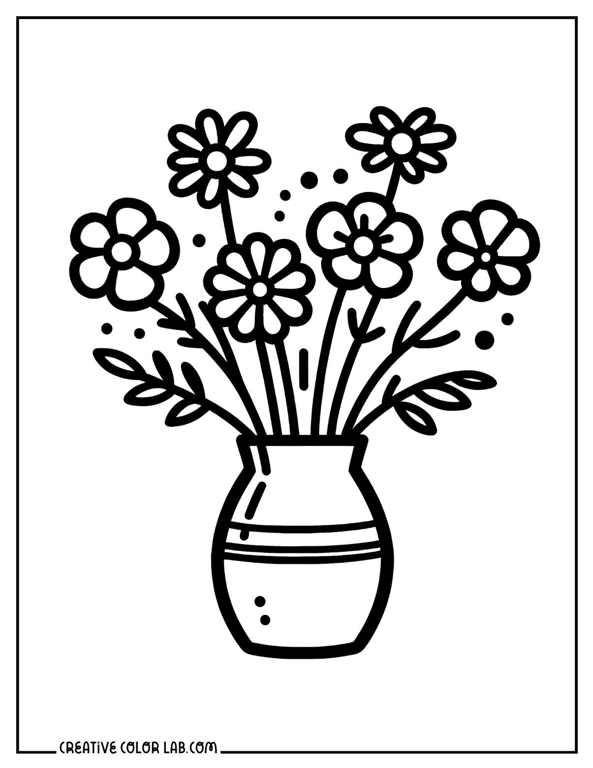 Flowers Printable Coloring Pages
