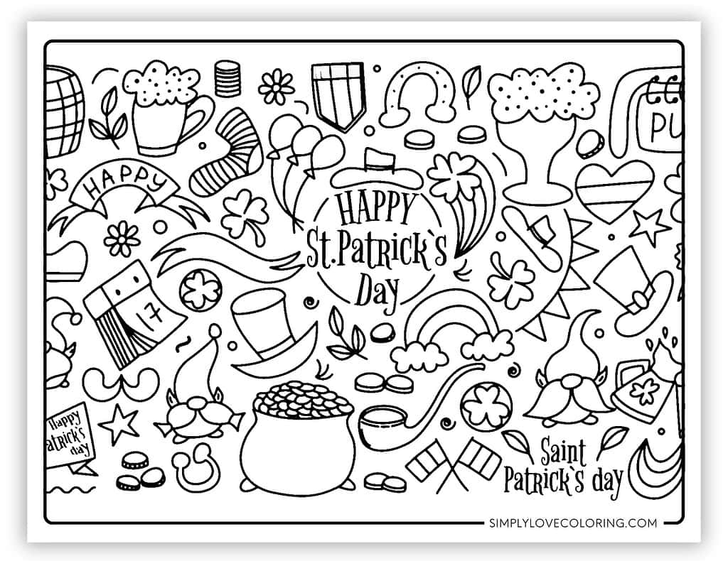 37 St Patrick s Day Coloring Pages Free PDF Printables Simply Love Coloring