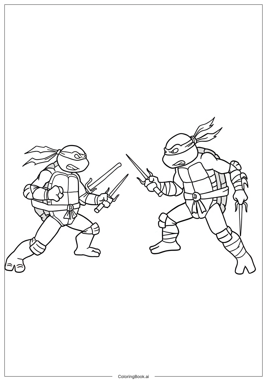 Tmnt Coloring Pages Free