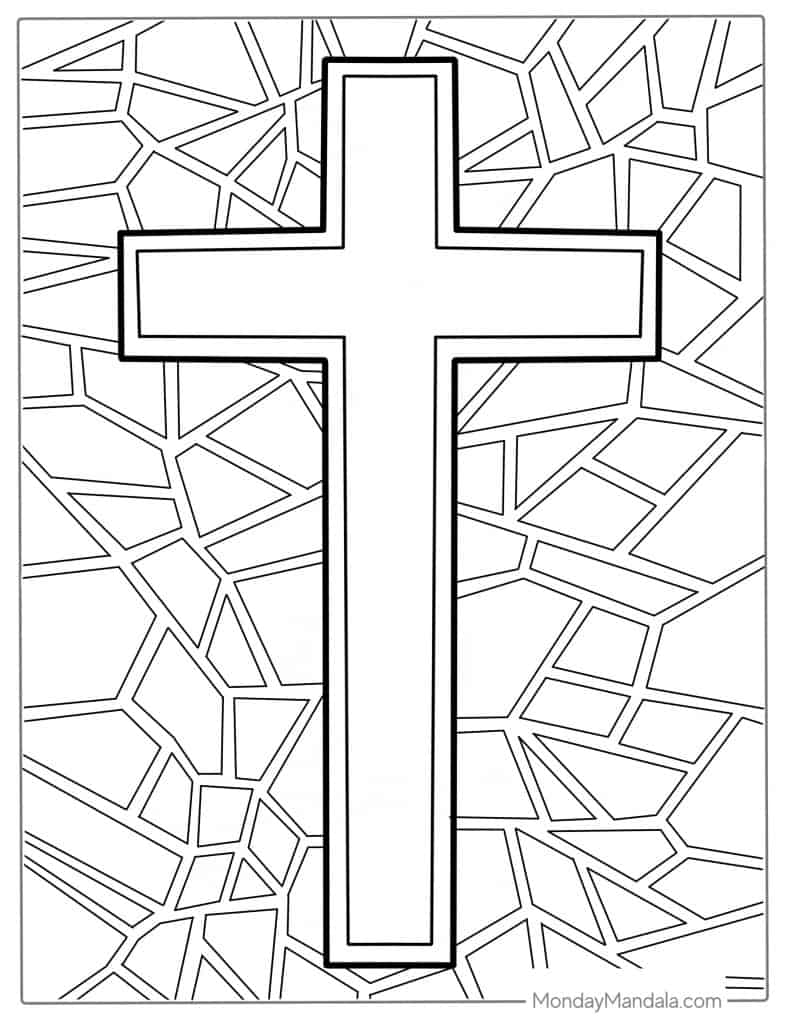 39 Cross Coloring Pages Free PDF Printables 