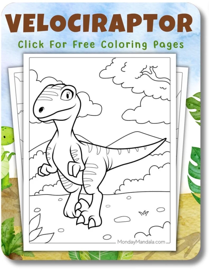 400 dinosaur coloring pages free pdf printables