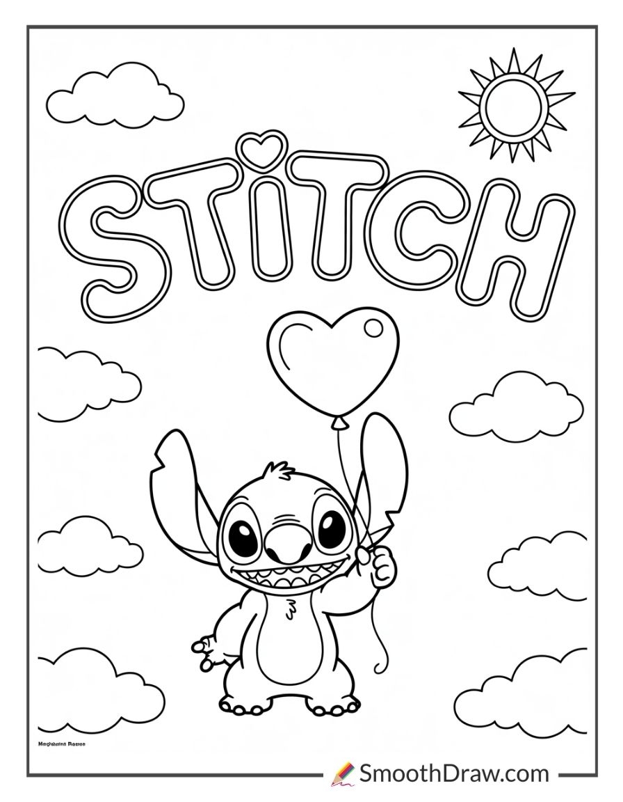 Printable Lilo And Stitch Coloring Pages