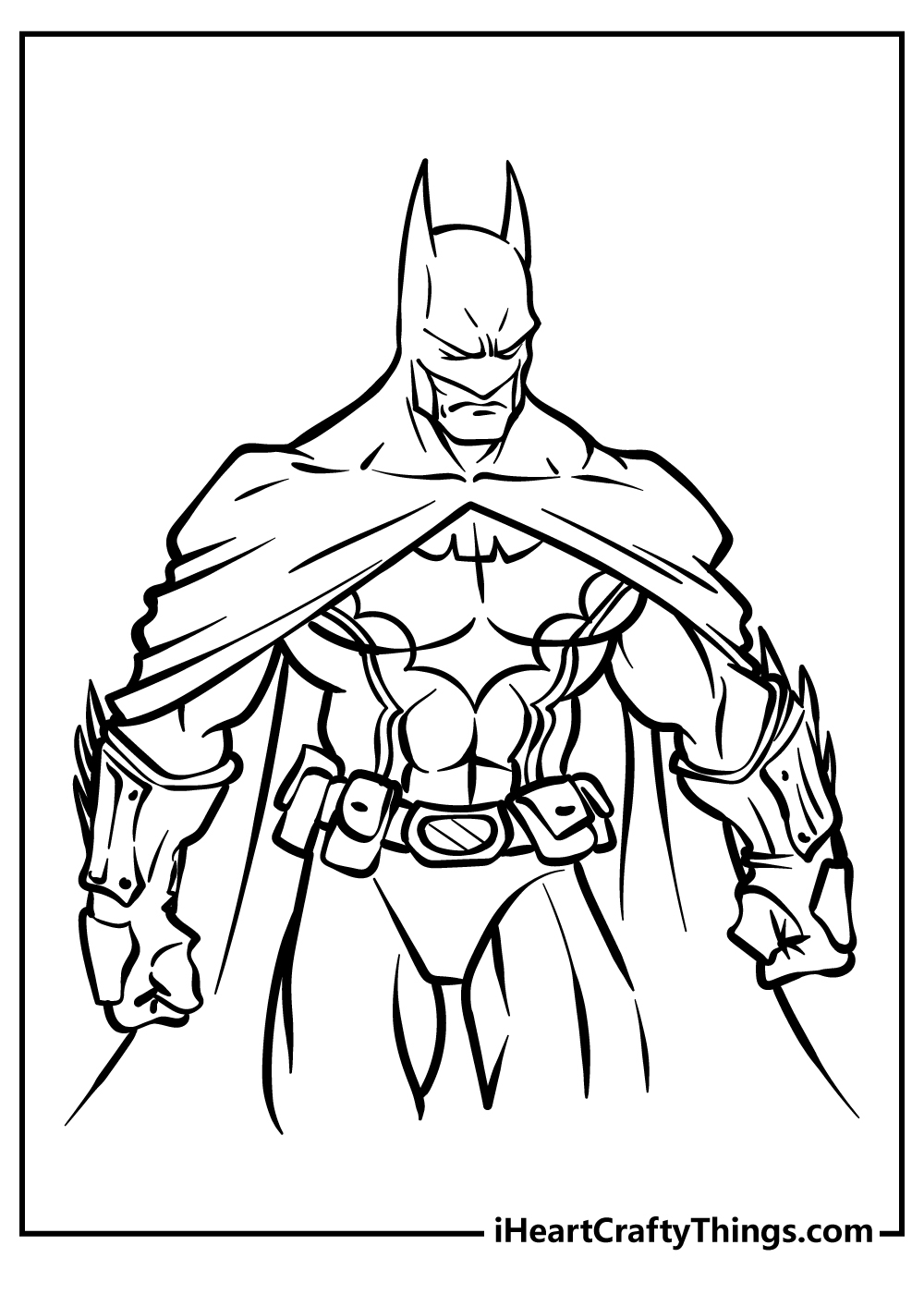 Free Printable Coloring Pages Of Batman