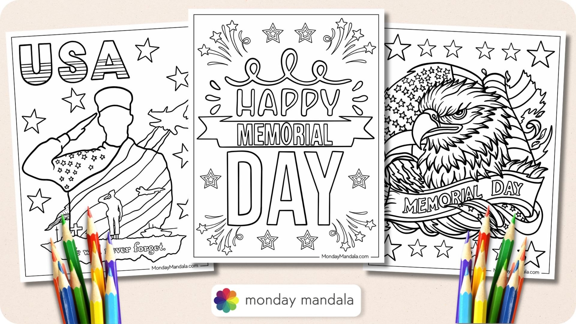 Memorial Day Coloring Pages Free